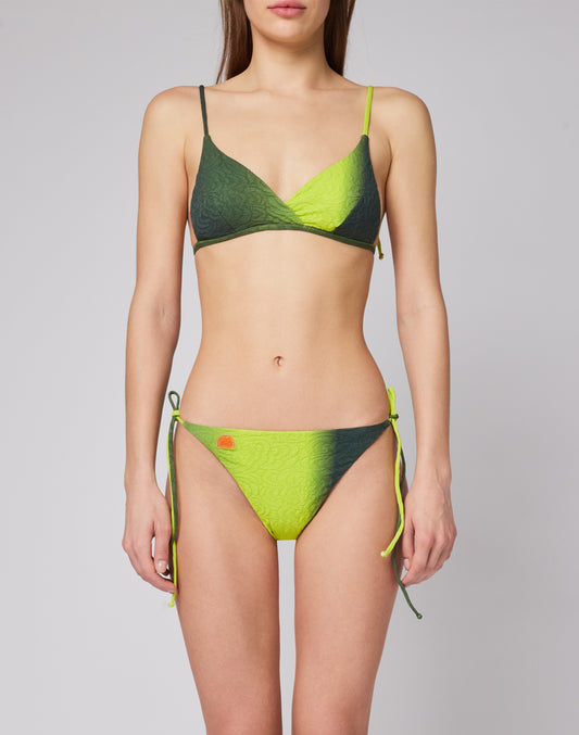 TOP BRALETTE CRUZADO CON LACETES AJUSTABLES
