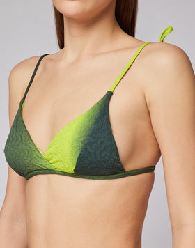 CROSSED BRALETTE TOP WITH ADJUSTABLE LACES