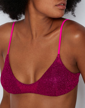 LAUDERDALE HAUT BRASSIÈRE EN LUREX