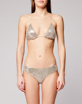JENNIFER HAUT EN TRIANGLE AVEC SEQUINS