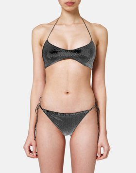 LAUDERDALE SEQUINNED BRALETTE TOP