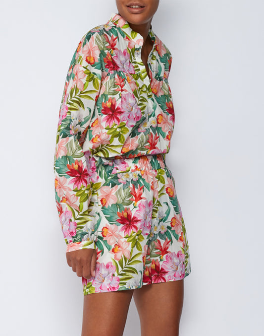 BLUSA CON COLLO ALLA COREANA