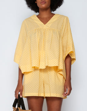 CHEMISE À COL EN V