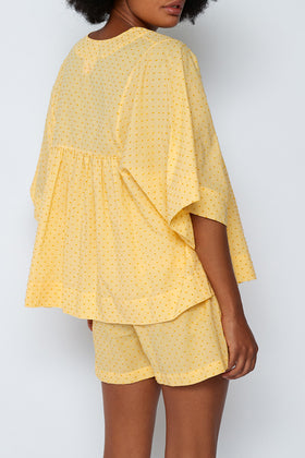 CHEMISE À COL EN V