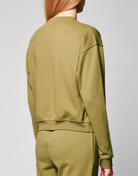 FLEECE WITH LOGO PRINT