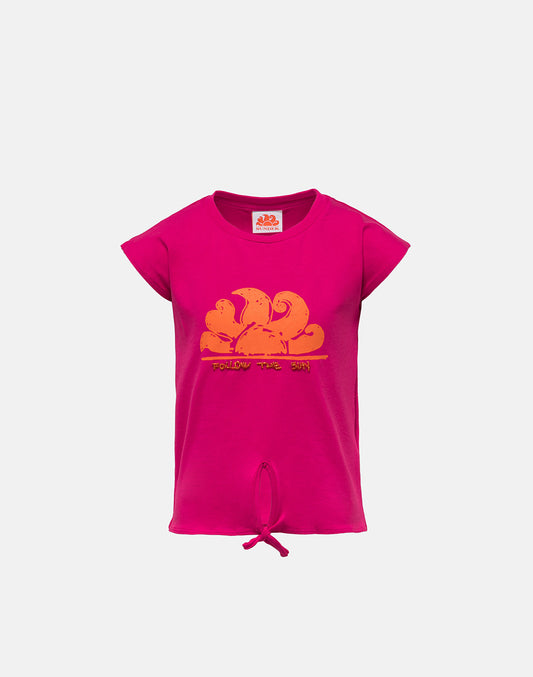 T-SHIRT CROP SANS MANCHES EN JERSEY DE COTON