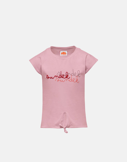 T-SHIRT CROP SANS MANCHES EN JERSEY DE COTON