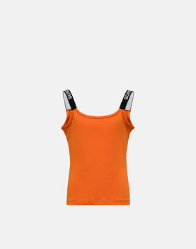 CROP TOP WITH LOGO STRAPS