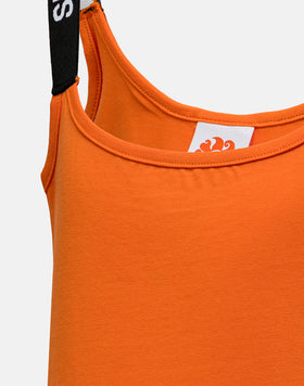 CROP TOP WITH LOGO STRAPS