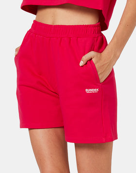 PANTALONI CORTI IN FELPA DI COTONE
