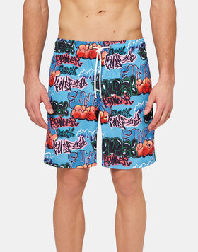 BERMUDA DE BAIN TAILLE ÉLASTIQUE